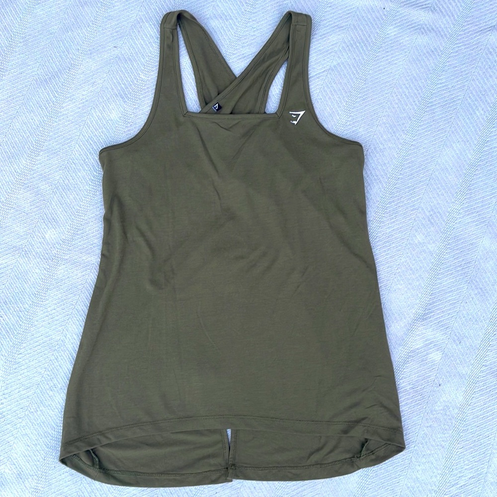 Gymshark open back tank